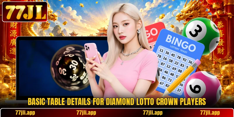 Basic table details for Diamond Lotto Crown players Basic table details for Diamond Lotto Crown players