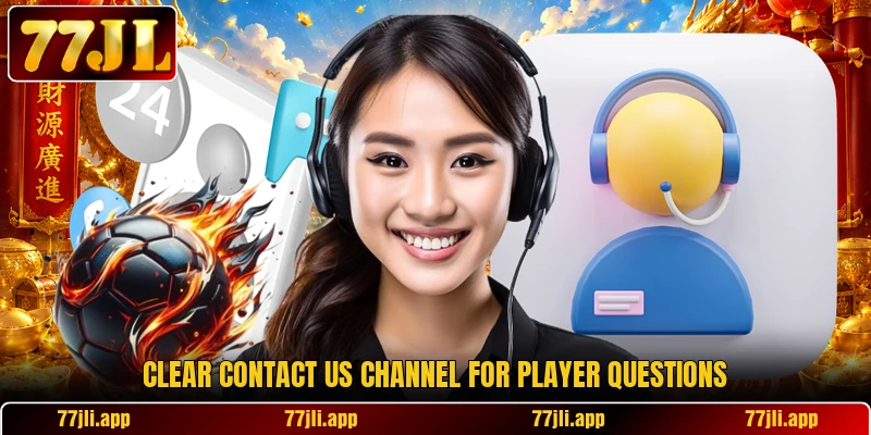 Clear contact us channel for player questions