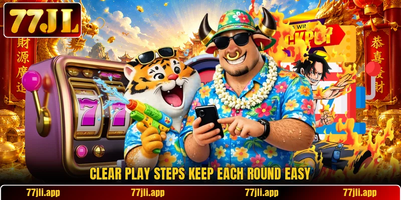 Clear play steps keep each round easy Clear play steps keep each round easy