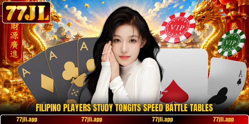 Filipino players study Tongits Speed Battle tables Filipino players study Tongits Speed Battle tables