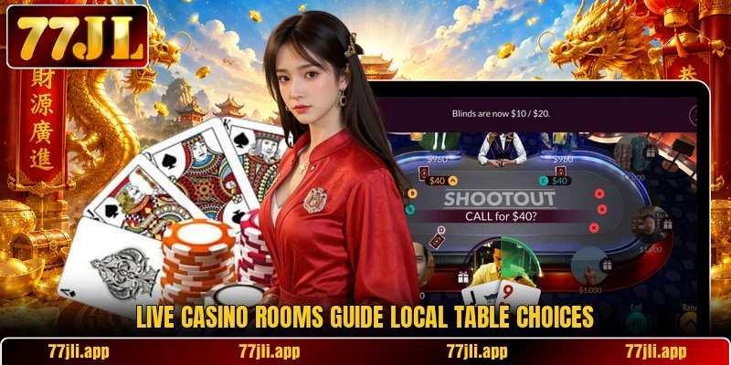 Live casino rooms guide local table choices