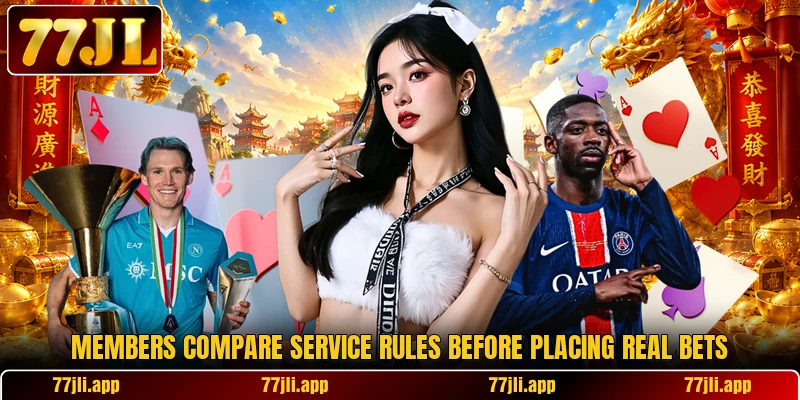 Members compare service rules before placing real bets Members compare service rules before placing real bets