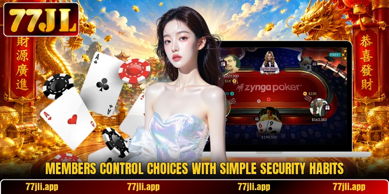 Members control choices with simple security habits