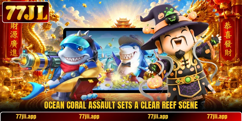Ocean Coral Assault sets a clear reef scene Ocean Coral Assault sets a clear reef scene