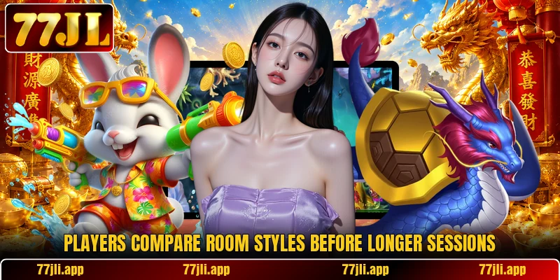 Players compare room styles before longer sessions